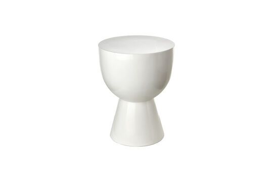 Tabouret en fibre de verre blanc Tip tap Détouré