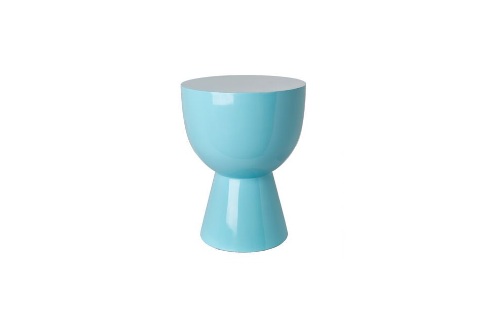 Tabouret en fibre de verre bleu clair Tip tap Pols Potten