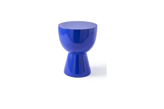 Tabouret en fibre de verre bleu foncé Tip tap Détouré