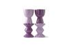 Miniature Tabouret en fibre de verre lilas Tip tap 5