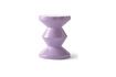 Miniature Tabouret en fibre de verre lilas Zig zag 6