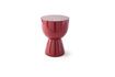 Miniature Tabouret en fibre de verre rouge bourgogne Tip tap 1