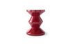 Miniature Tabouret en fibre de verre rouge bourgogne Zig zag 5