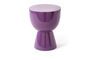 Miniature Tabouret en fibre de verre violet foncé Tip tap Détouré