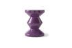 Miniature Tabouret en fibre de verre violet foncé Zig zag 10