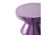 Miniature Tabouret en fibre de verre violet foncé Zig zag 12