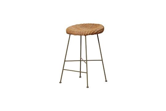 Tabouret en rotin beige Mindelo Détouré