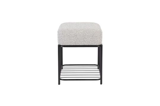 Tabouret en tissu gris Milou Détouré