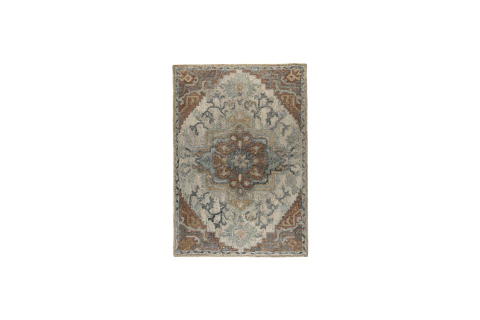 Tapis 160x230 cm en laine bleu Amori DutchBone