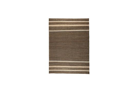 Tapis 160x230 cm en laine brun Djahe Détouré