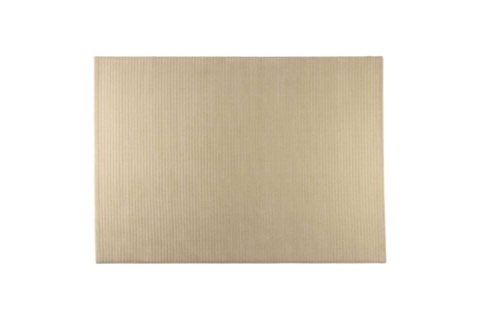 Tapis 160x230 cm en tissu beige Shore Zuiver