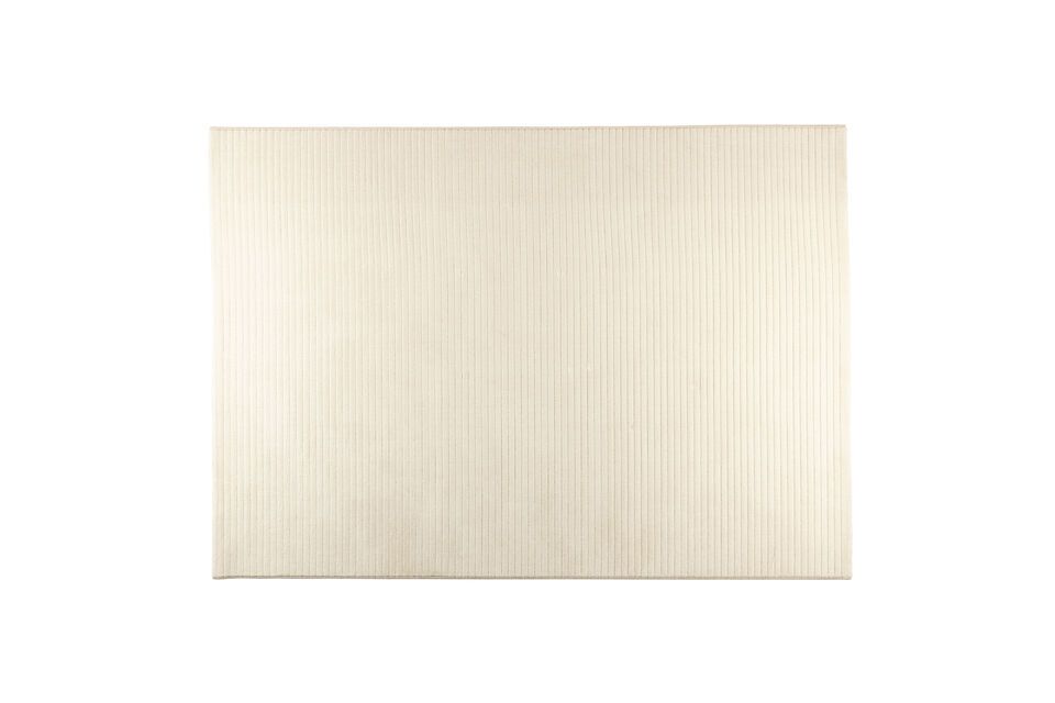 Tapis 160x230 cm en tissu crème Shore Zuiver