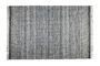 Miniature Tapis 160x230 cm en tissu gris Lorenzo Détouré