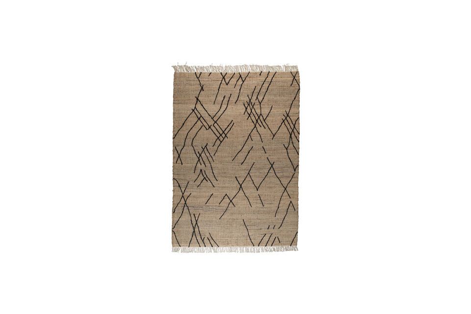 Tapis 170x240 cm en jute beige Ishank DutchBone