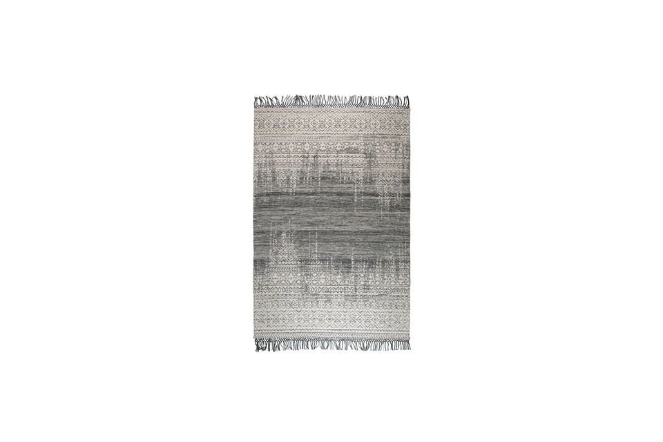 Tapis 170x240 cm en laine bleu Liv White Label