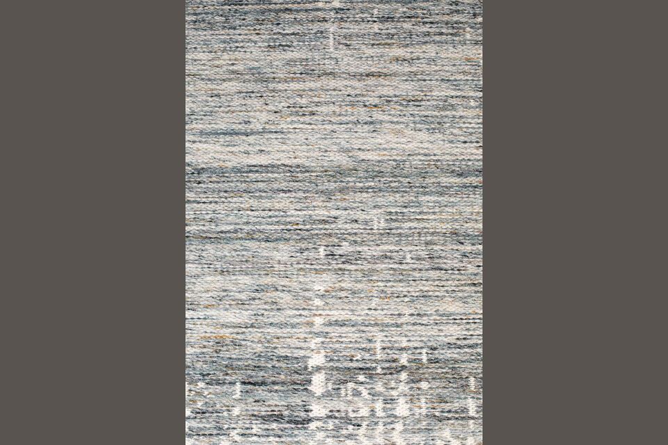 Tapis 170x240 cm en laine bleu Liv - 7