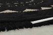 Miniature Tapis 175x175 cm en tissu noir Nelson 6