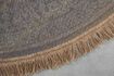 Miniature Tapis 200x200 cm en tissu beige Raz 10