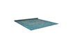 Miniature Tapis 200x200 cm en viscose bleu Chi 5