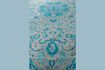 Miniature Tapis 200x200 cm en viscose bleu Chi 7