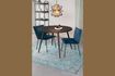 Miniature Tapis 200x200 cm en viscose bleu Chi 4