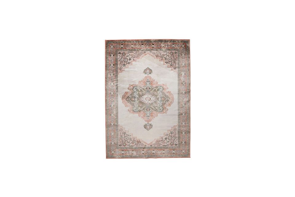 Tapis 200x300 cm en tissu rose Mahal DutchBone