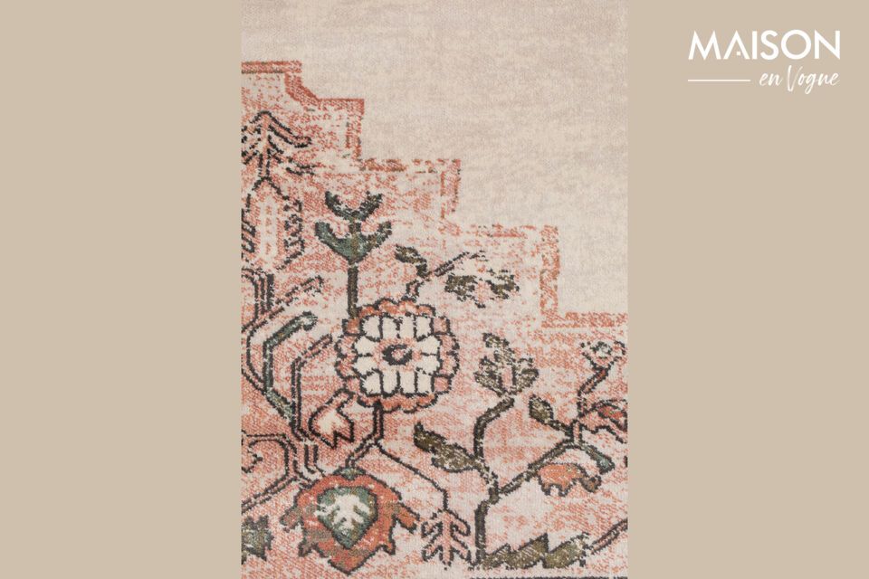 Découvrez l\'élégance intemporelle et le confort inégalé avec le tapis Mahal en tissu rose