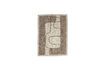 Miniature Tapis en coton beige Bet 1