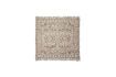 Miniature Tapis en coton beige et orange 180x180 cm Wowe 1