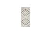 Miniature Tapis en coton blanc et vert 200x90 cm Minis 1