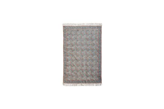 Tapis en coton bleu 120x180 Vintage Détouré