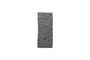 Miniature Tapis en coton gris 160x70 cm Chindi Détouré