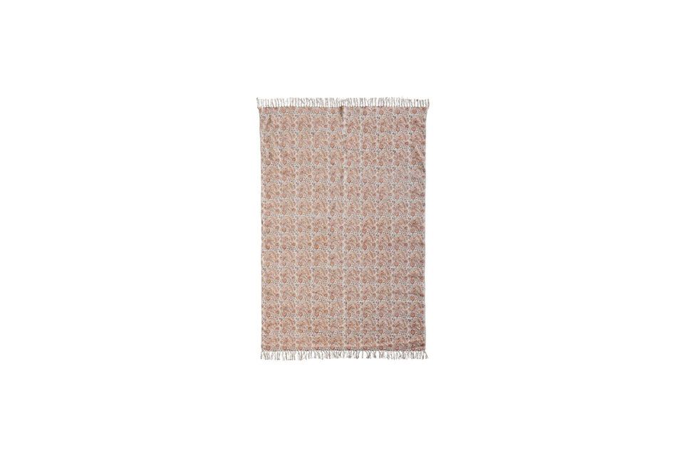 Tapis en coton rose 160x230 Cashmere  Chehoma