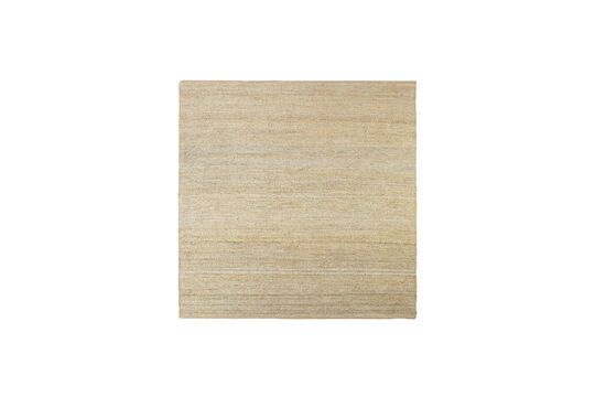 Tapis en fibres naturelles clair 250x250 cm Hempi Détouré