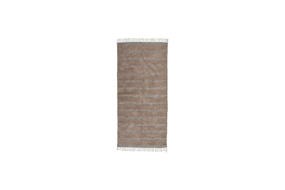 Tapis en fibres naturelles clair et foncé 200x90 cm Chen House Doctor