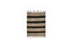 Miniature Tapis en fibres naturelles clair et noir 90x60 cm Rimi 3