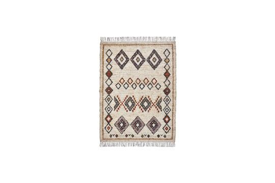 Tapis en fibres naturelles multicolore 200x140 cm Kesh Détouré