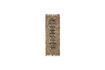 Miniature Tapis en jute beige Vilde 1