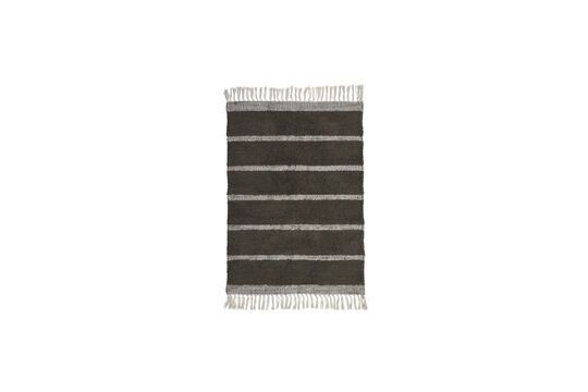 Tapis en jute marron foncé 90x60 cm Chen Détouré