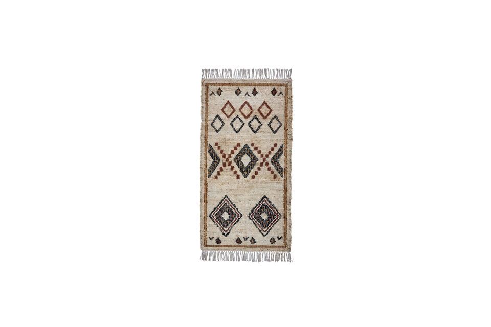 Tapis en jute multicolore 140x70 cm Kesh House Doctor