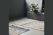 Miniature Tapis en laine beige et noir 300x90 cm Cros 2