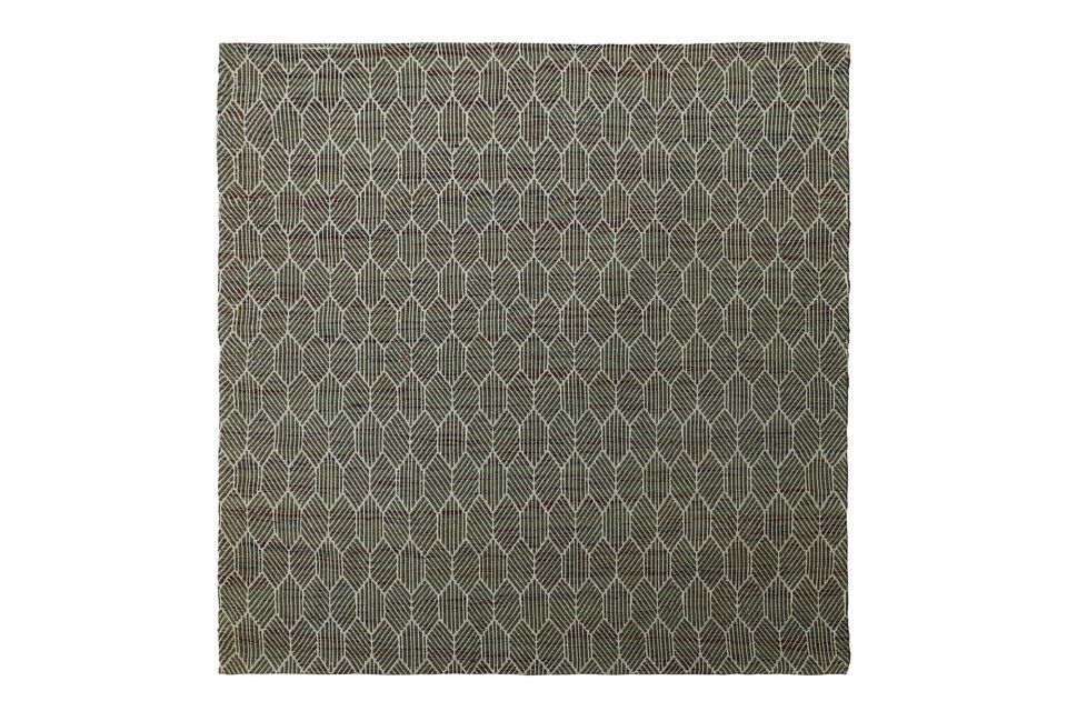 Tapis en laine vert 180x180 cm Agon House Doctor