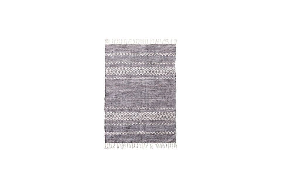 Tapis en polyester gris 130x85 cm Ciero House Doctor