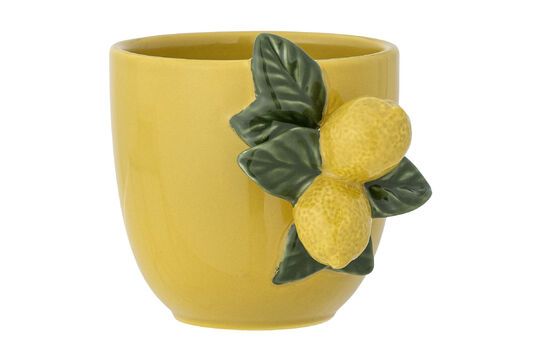 Tasse en grès jaune Limone Détouré