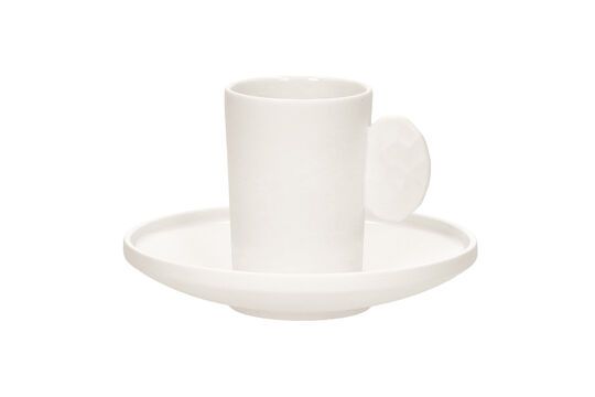 Tasse en porcelaine blanc Leggero Détouré