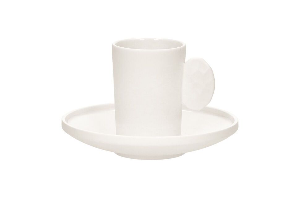 Tasse en porcelaine blanc Leggero Pomax