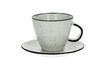 Miniature Tasse en porcelaine blanche Basil 1