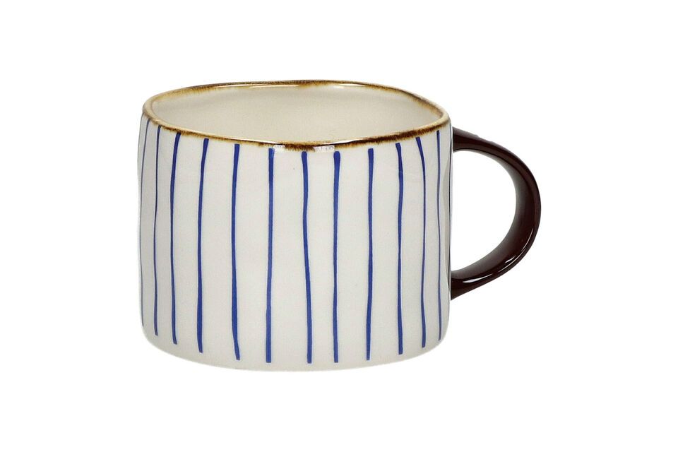 Tasse en procelaine blanc Anafi Pomax