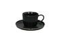 Miniature Tasse et soucoupe en grès noir Porcelino D16 Détouré