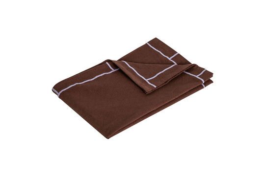 Torchon en coton marron Easypeasy Détouré